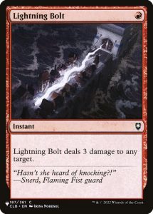 Lightning Bolt — Near Mint