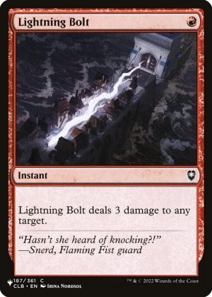 Lightning Bolt — Near Mint
