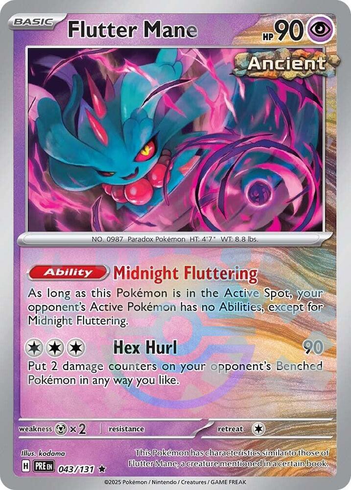 Flutter Mane (Poke Ball Pattern) · Prismatic Evolutions · #043/131