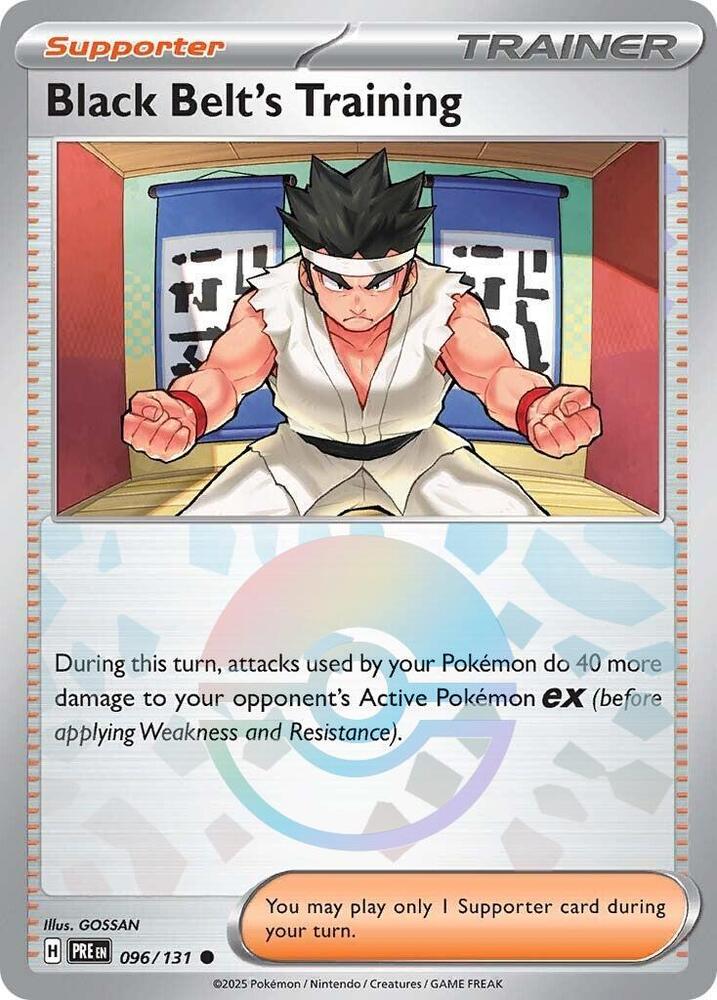 Black Belt Training (Poke Ball Pattern) · Prismatic Evolutions · #096/131