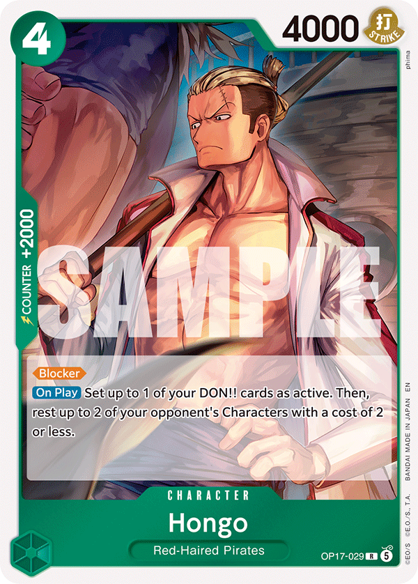 Hongo · The World’s Strongest Warriors · #OP17-029