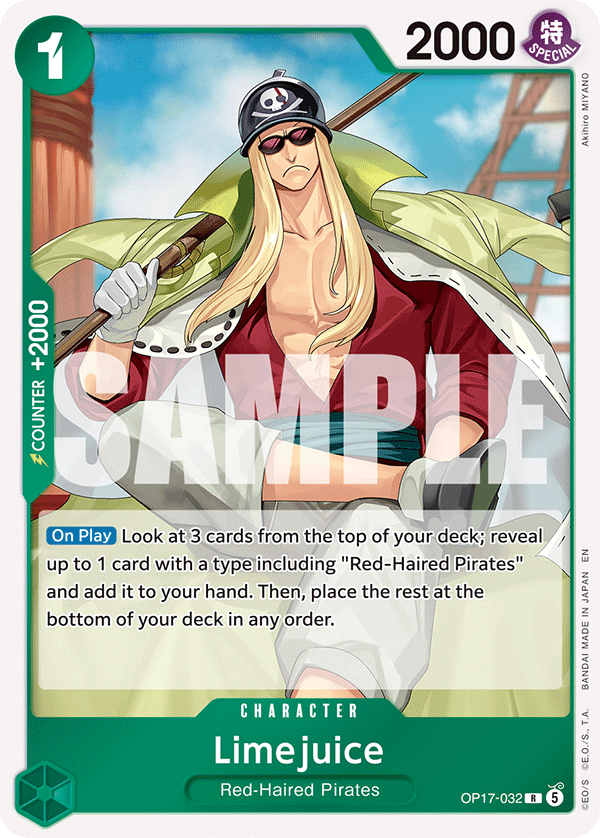 Limejuice · The World’s Strongest Warriors · #OP17-032