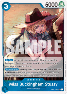 Miss Buckingham Stussy — Near Mint