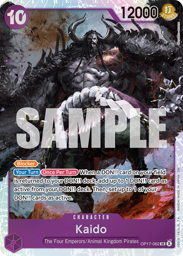 Kaido (062) · The World’s Strongest Warriors · #OP17-062