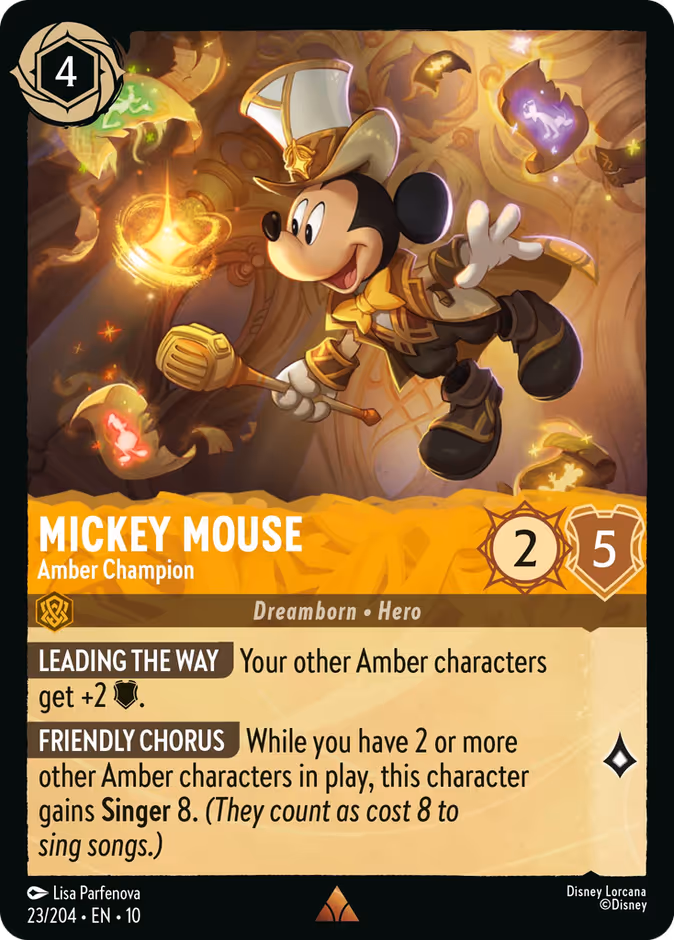 Mickey Mouse — Amber Champion · Whispers in the Well · #23