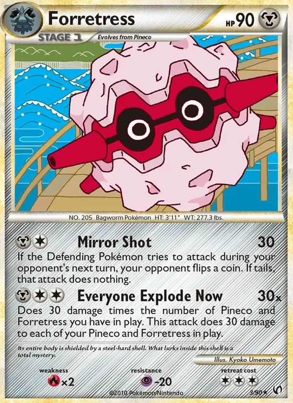 Forretress · Undaunted · #3/90
