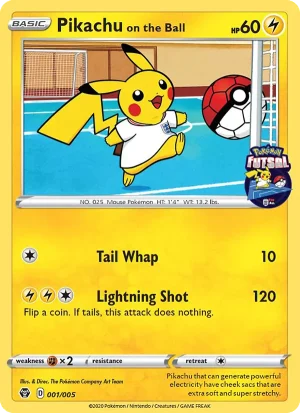 Pikachu on the Ball — Near Mint