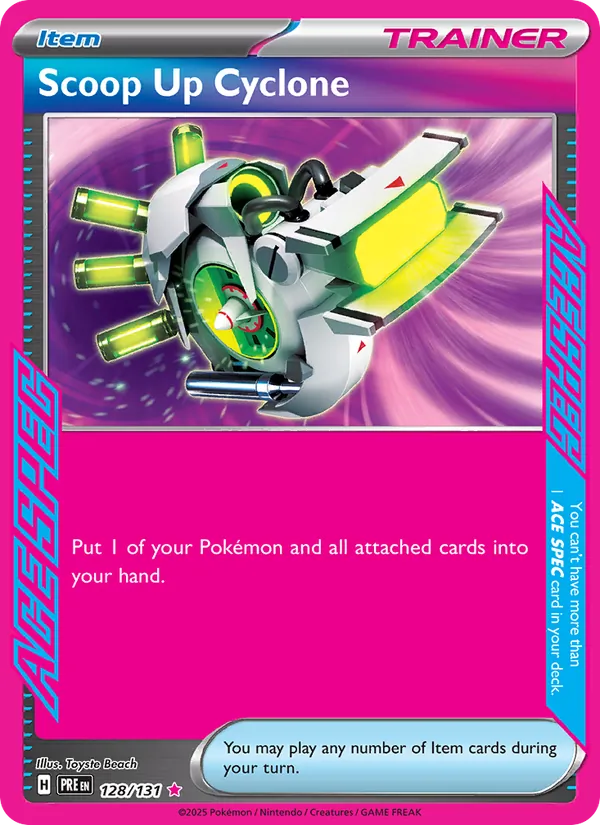 Scoop Up Cyclone · Prismatic Evolutions · #128/131